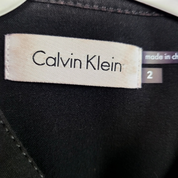 Calvin Klein Military Style Dress sz 2 - Picture 10 of 15
